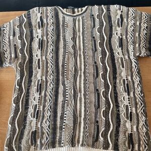 Coogi-style Knit Sweater